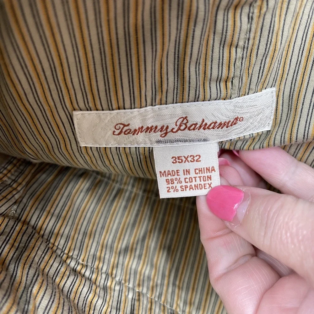 Tommy Bahama Performance 5-Pocket‎ Pants Mens 35x32 Khaki